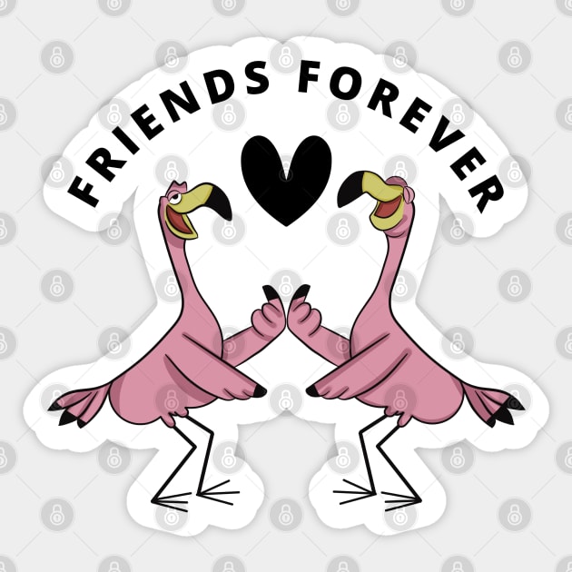 FRIENDS FOREVER Sticker by Meeno